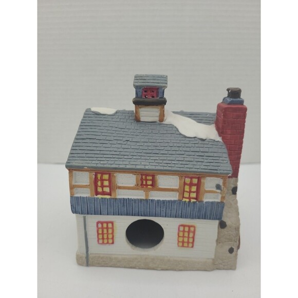Lemax Dickensvale Black Crow Antiques Shop Porcelain Lighted Christmas House - Picture 3 of 11